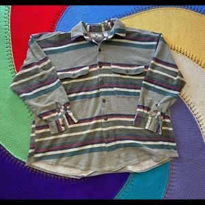 Size Large striped bugle boy button up